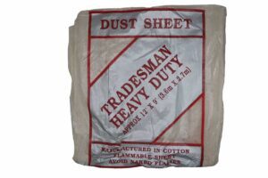 cotton twill dust sheet