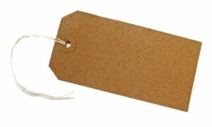 Cardboard Tags