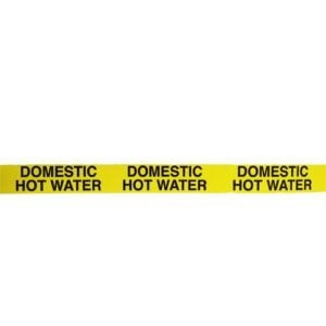 Domestic hot water tape
